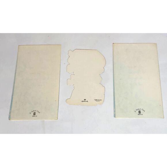 Vintage Christmas Cards Lot of 10 Gold Trees Puppy Religious Shabby Chic - Picture 7 of 14